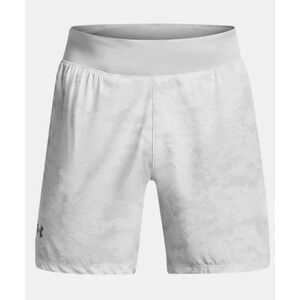 Under Armour UA Mens Speedpocket 7" Shorts Sz‎ 2XL White Camo 1379694 NWT